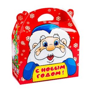 Упаковка для новогодних подарков Баул Дедушкино счастье